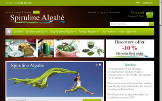 spiruline-algahe.fr website preview