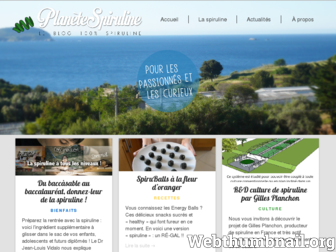 planete-spiruline.fr website preview
