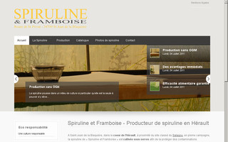 spirulineframboise.free.fr website preview