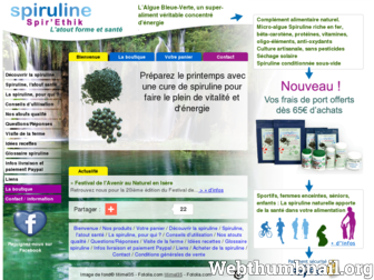 spiruline-du-moulinas.fr website preview