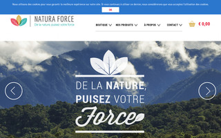 naturaforce.com website preview
