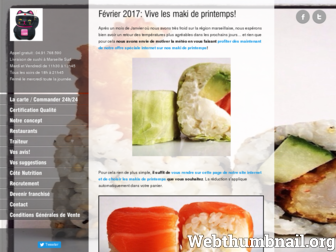love-sushi.fr website preview
