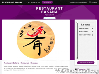 restaurant-sakana-bordeaux.fr website preview