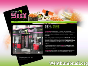 dreamsushi.fr website preview