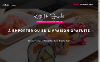 kohsushi.fr website preview
