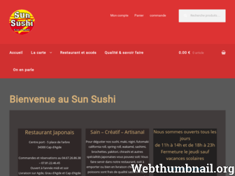 sun-sushi.com website preview