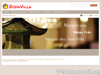 sushivilla.fr website preview
