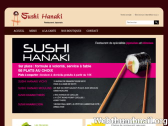 sushi-hanaki.fr website preview