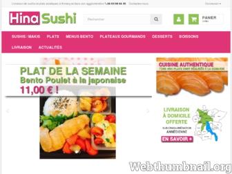 hina-sushi.fr website preview