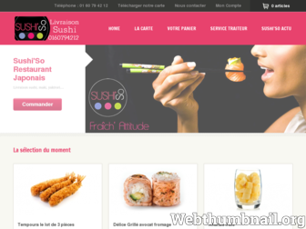 sushi-so.fr website preview