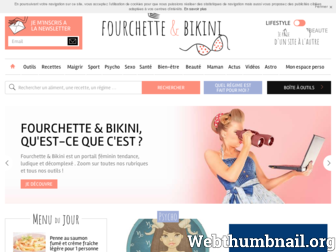 fourchette-et-bikini.fr website preview