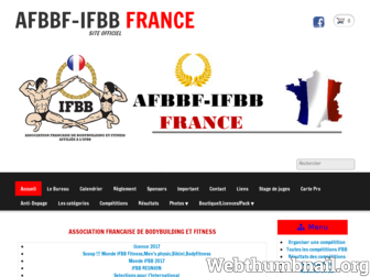 afbbf-ifbb.fr website preview