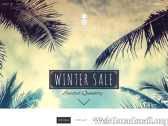 khassaniswimwear.com website preview
