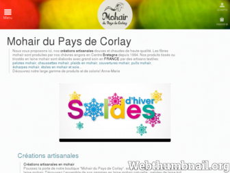 mohair-pays-corlay.com website preview