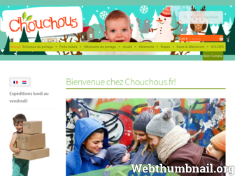 chouchous.fr website preview