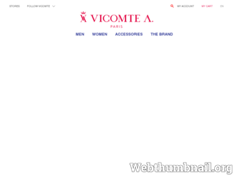 vicomte-a.com website preview