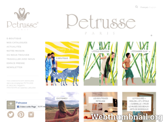 petrusse.com website preview