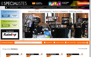 lesspecialistes.fr website preview