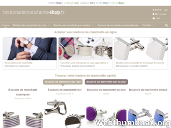 boutonsdemanchette-shop.fr website preview