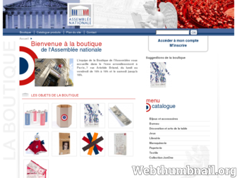 boutique.assemblee-nationale.fr website preview