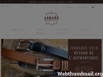 armano.fr website preview