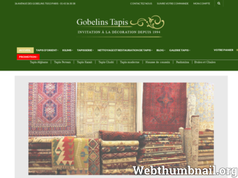 gobelins-tapis.com website preview