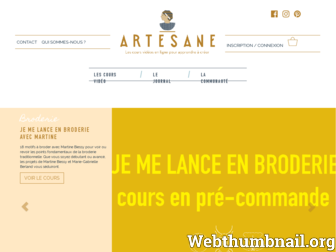 artesane.com website preview