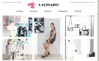 leonardparis.com website preview