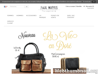 paulmarius.fr website preview