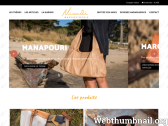 niaouli-maroquinerie.com website preview