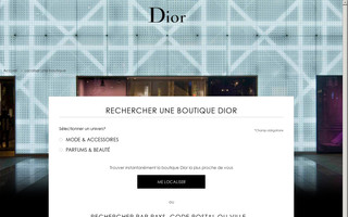 fr.store.dior.com website preview