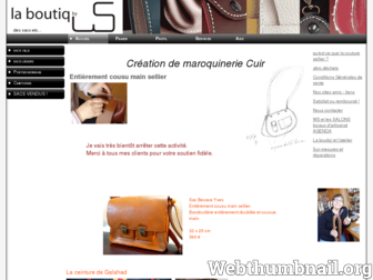 sacs-cuir-ws.fr website preview
