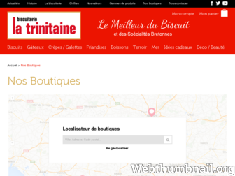 boutiques.latrinitaine.com website preview