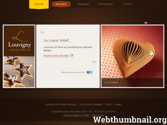 louvigny-chocolatier.fr website preview