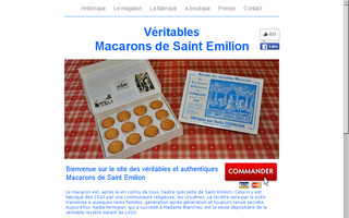 macarons-saint-emilion.fr website preview