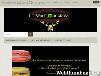 espace-macarons.com website preview