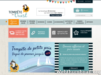 tempetedelouest.fr website preview