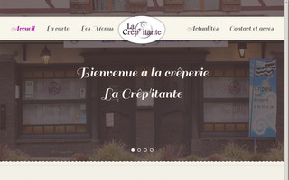 la-crepitante.fr website preview