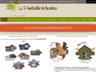 lepoulaillerdenicolas.fr website preview
