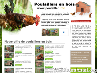 poulailler.info website preview