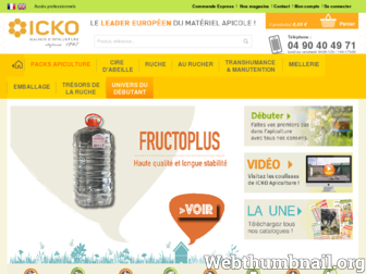 icko-apiculture.com website preview