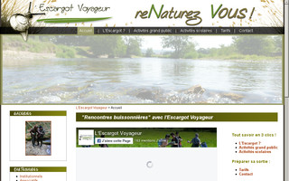 escargot-voyageur.fr website preview