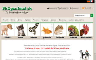shopanimal.ch website preview