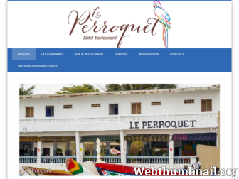 hotel-le-perroquet.com website preview