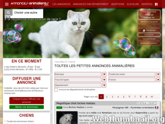 annonces-animalieres.com website preview