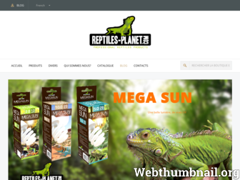 reptiles-planet.com website preview