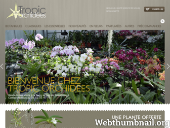 tropicorchidees.com website preview