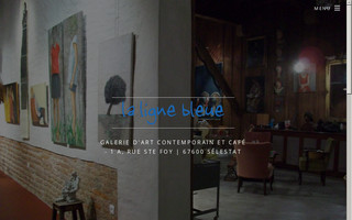 galerie-art-ligne-bleue.com website preview