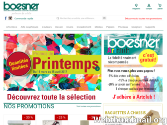boesner.fr website preview