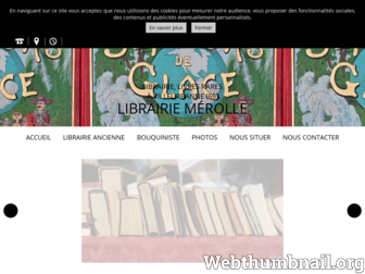 librairieancienne-merolle-lyon6.fr website preview